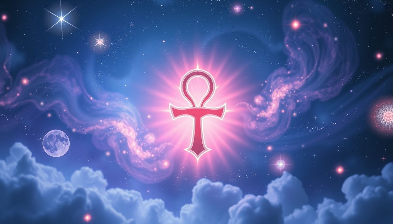 Dromen over een ankh symboliseren vaak innerlijke kracht en levensenergie.