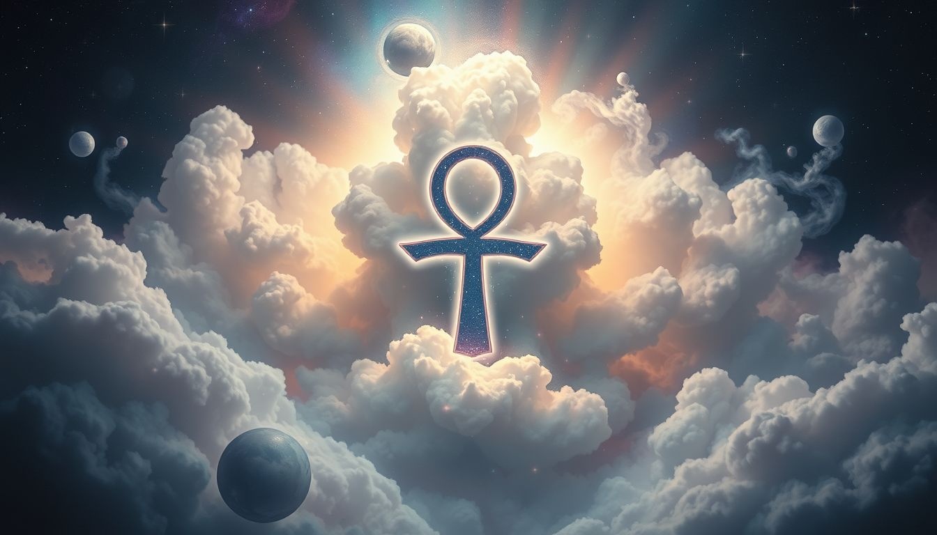 Dromen over een ankh symboliseren vaak spirituele wedergeboorte en hoop.