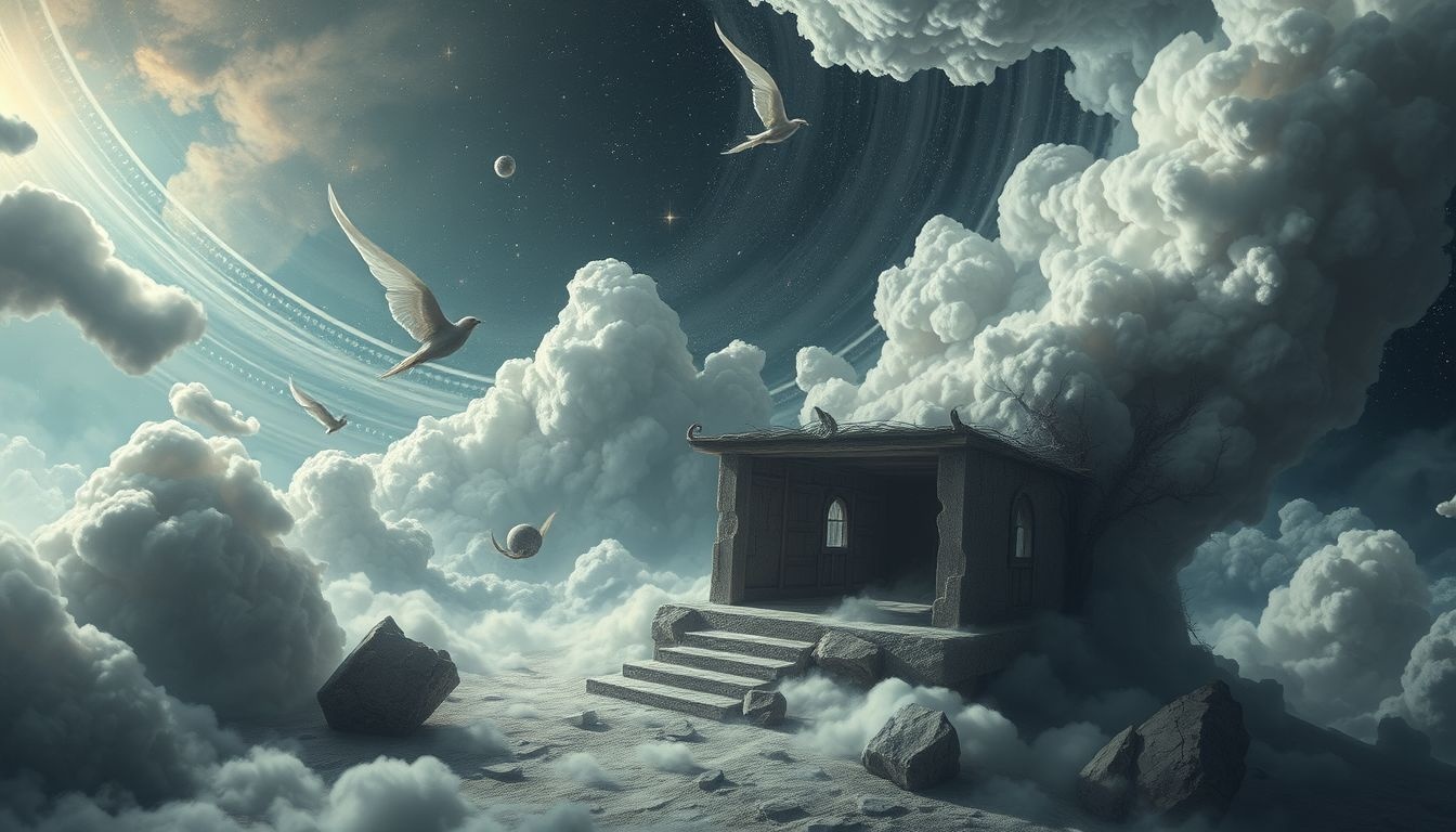 Dromen over armenhuizen symboliseren vaak controleverlies en onzekerheid.