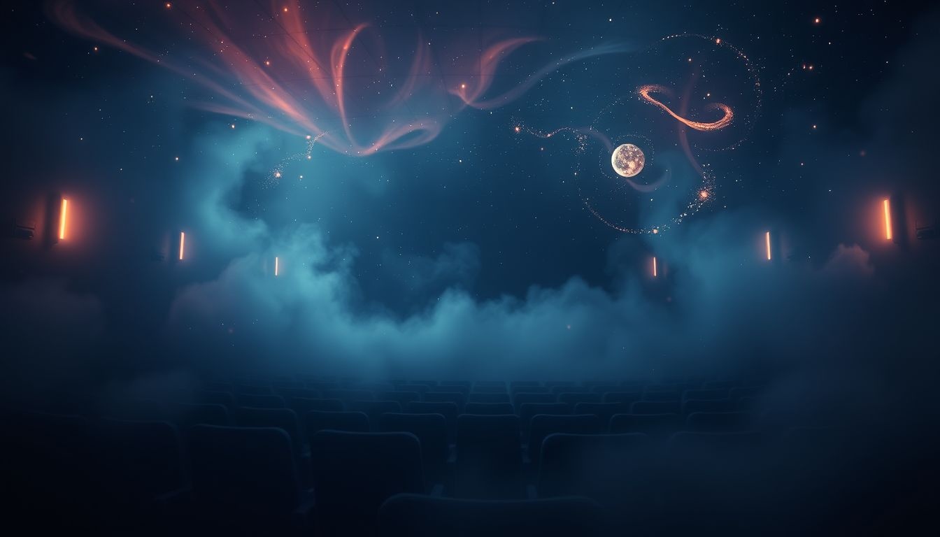 Slechte verlichting in een auditorium droom symboliseert onduidelijke inzichten.