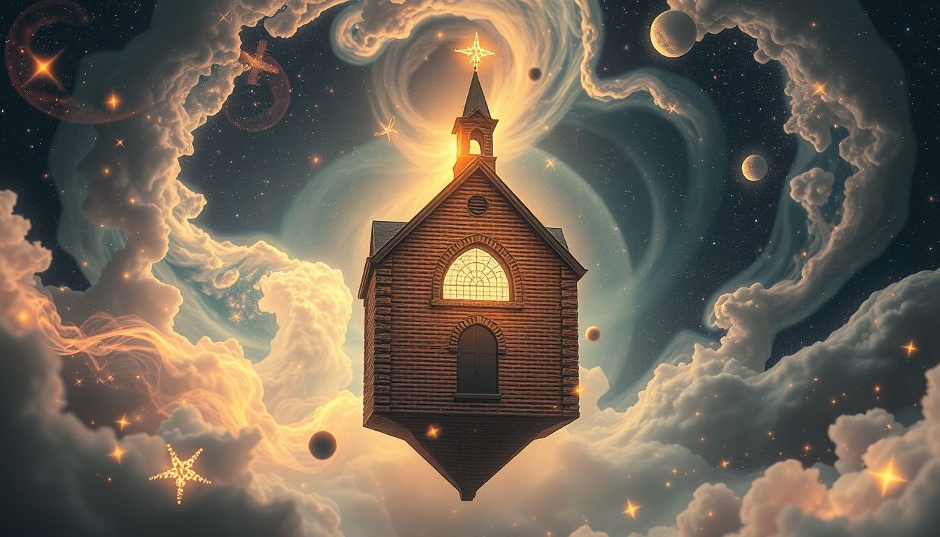Dromen over een bakstenen kerk symboliseren innerlijke kracht en traditie.