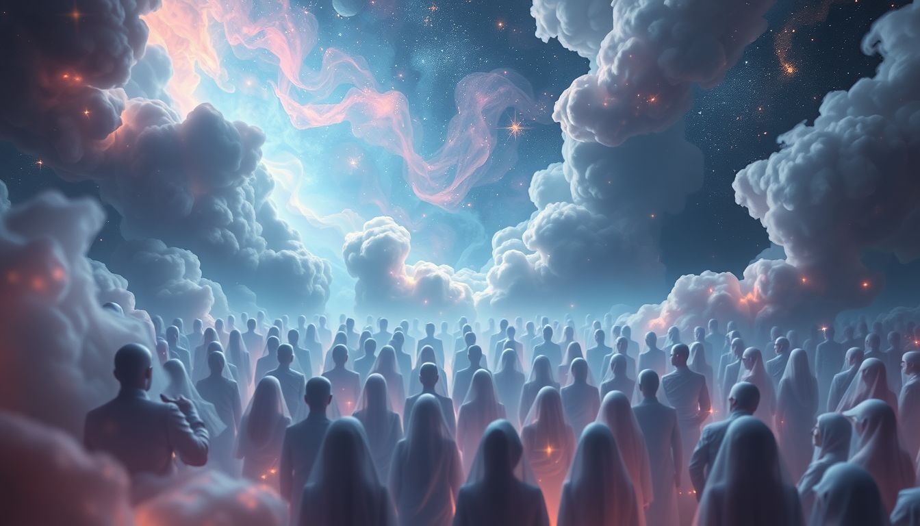 Dromen over drukke begrafenissen symboliseert vaak innerlijke conflicten en loslaten.