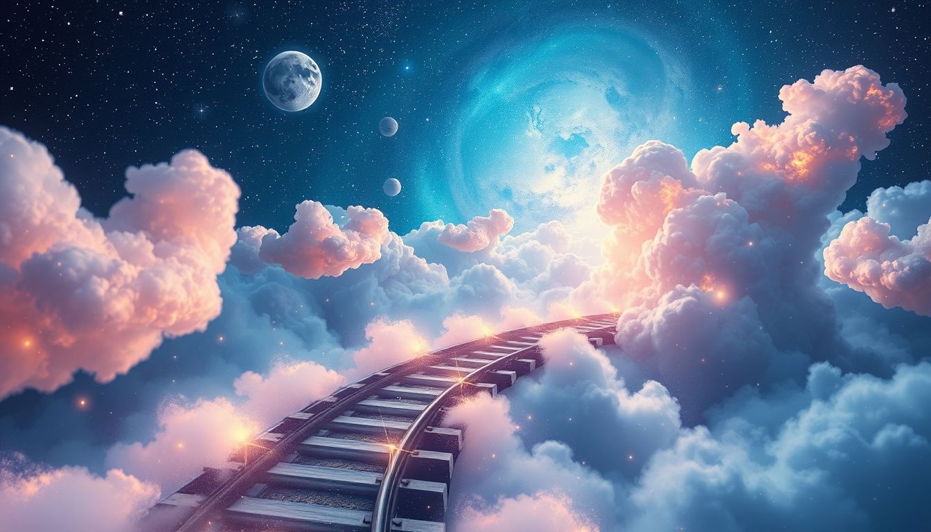 Dromen over treinbochten symboliseren onverwachte wendingen in levensreis.