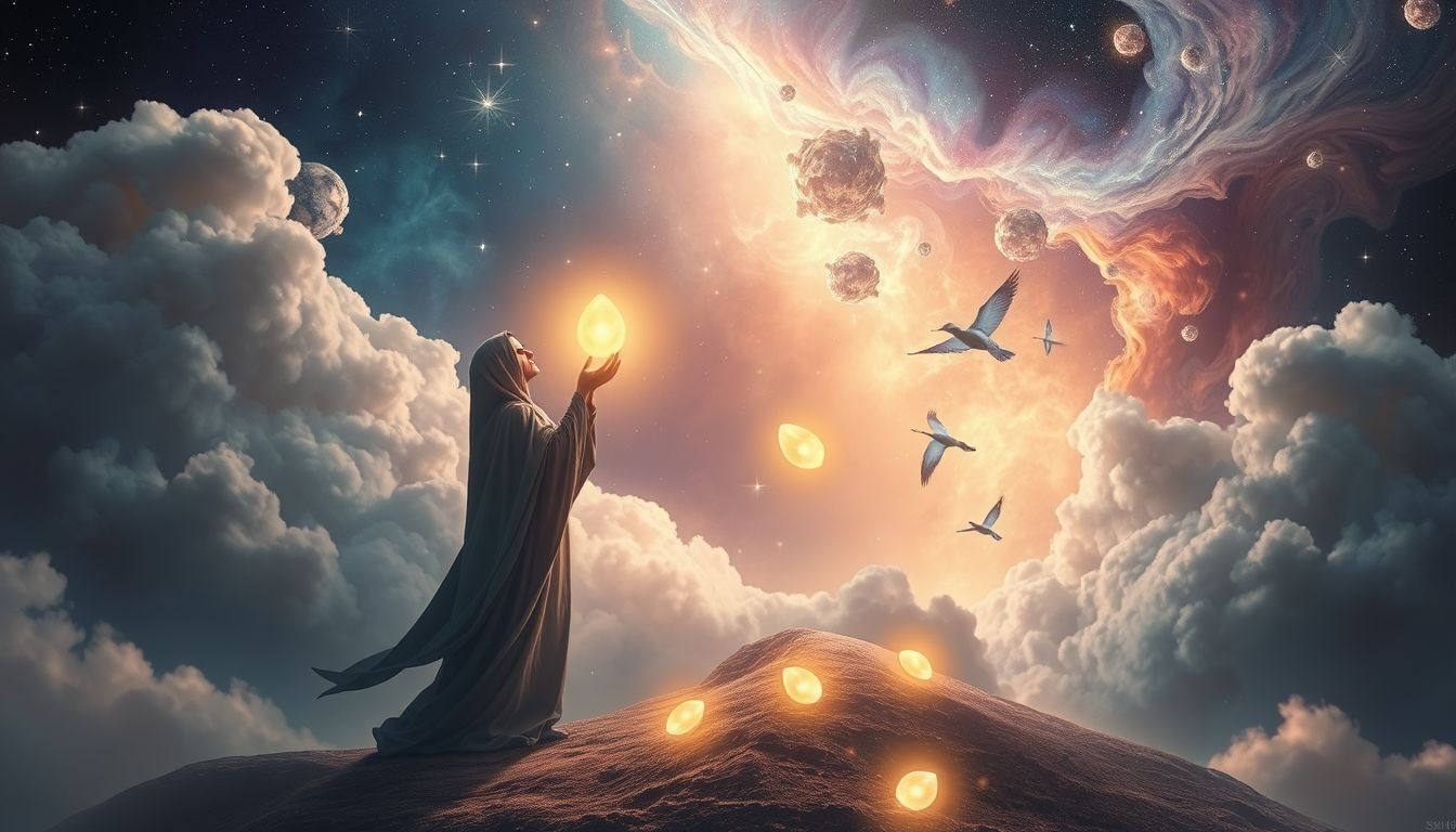 Dromen over boer die zaait symboliseert nieuwe kansen en groei.