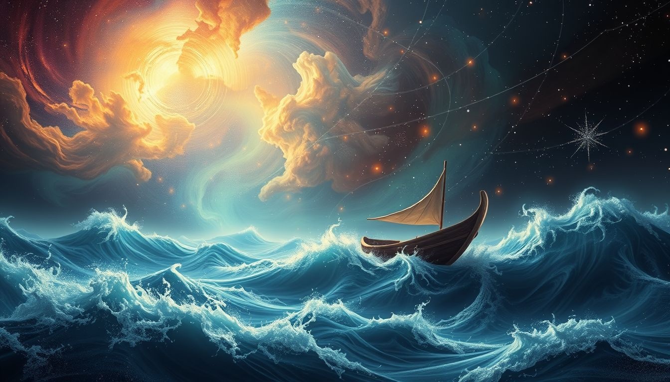 Dromen over een boot en storm symboliseren emotionele turbulentie en uitdagingen.