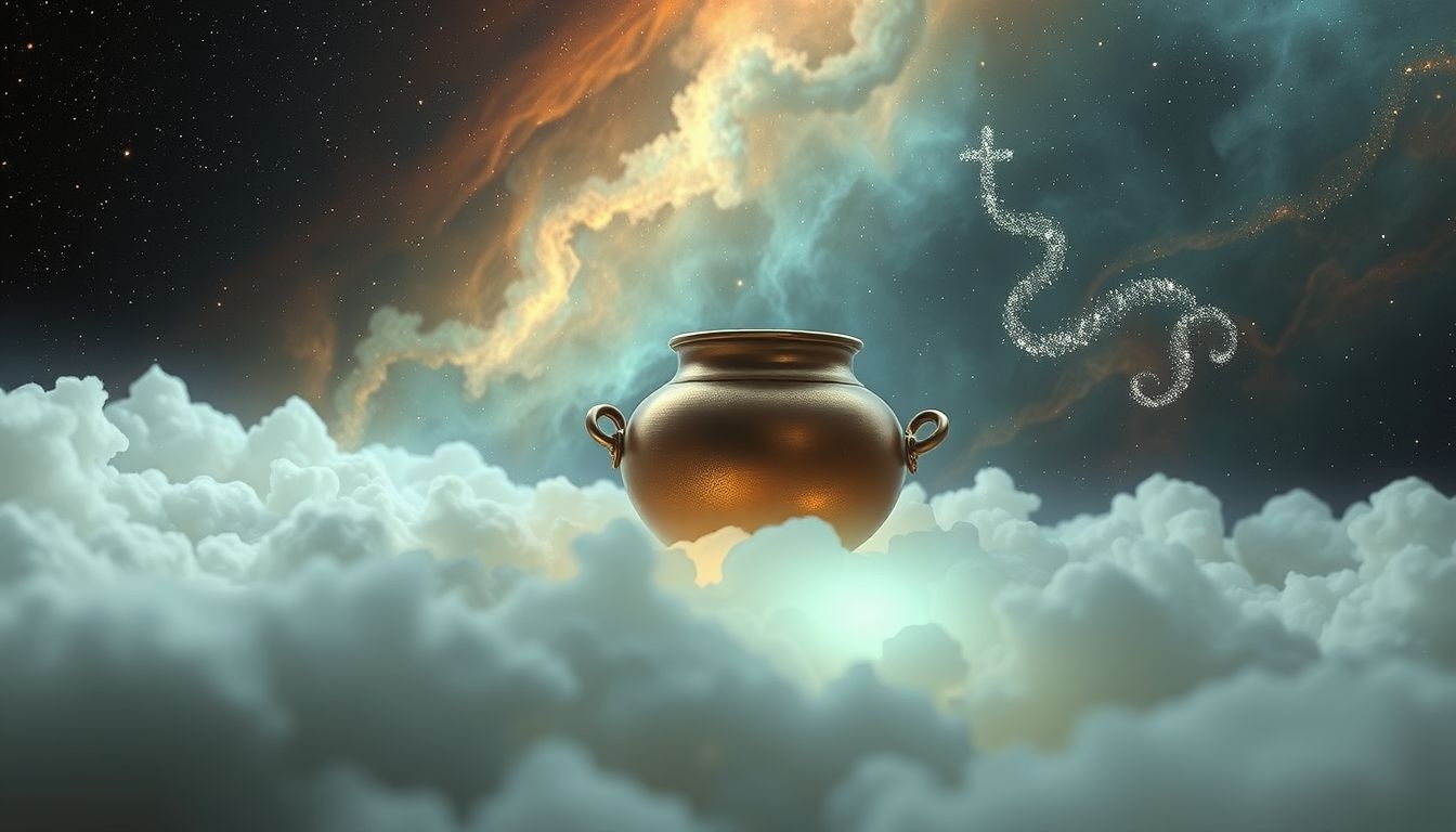 Dromen over een bronzen pot symboliseert vaak waardevolle innerlijke rijkdom.