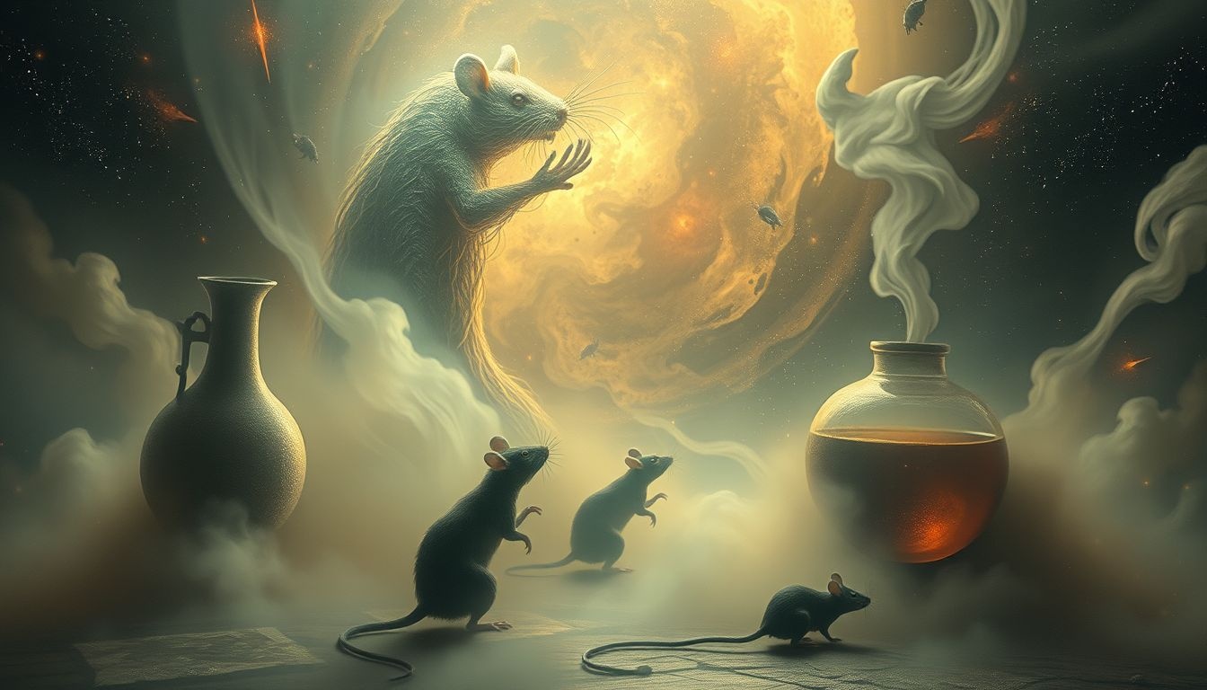 Dromen over ratten in brouwerij symboliseren verborgen angsten en vervuiling.