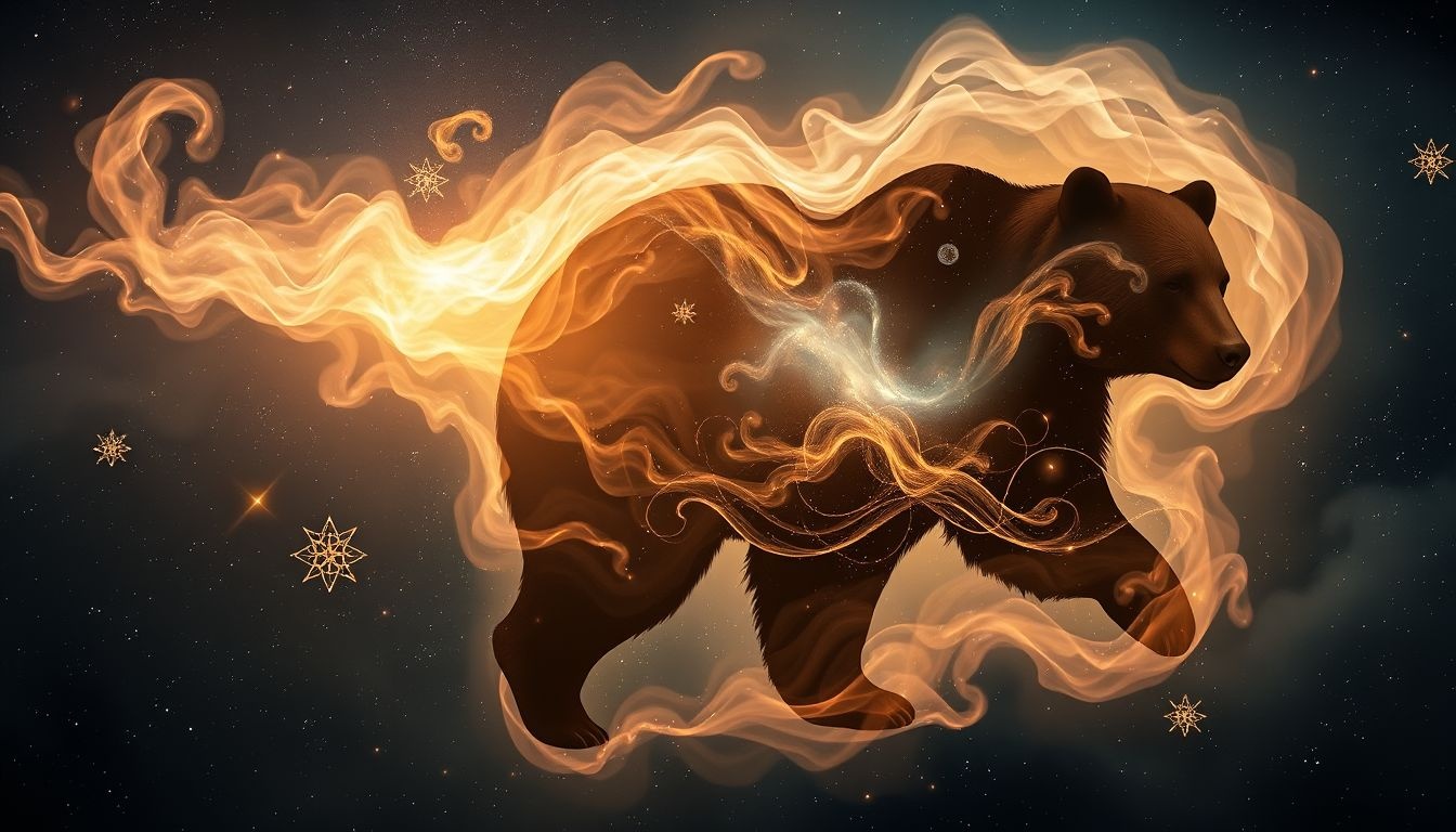 Dromen over een bruine grizzlybeer symboliseren kracht en beschermend instinct.