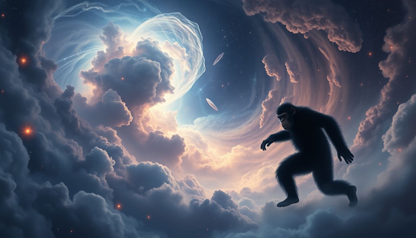 Dromen over achtervolging door chimpansees symboliseert innerlijke conflicten.