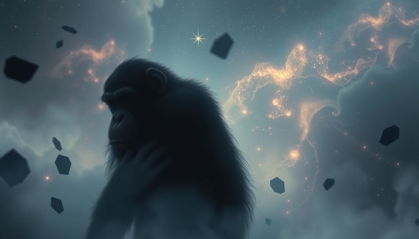 Dromen over een verraderlijke chimpansee symboliseert innerlijk conflict.
