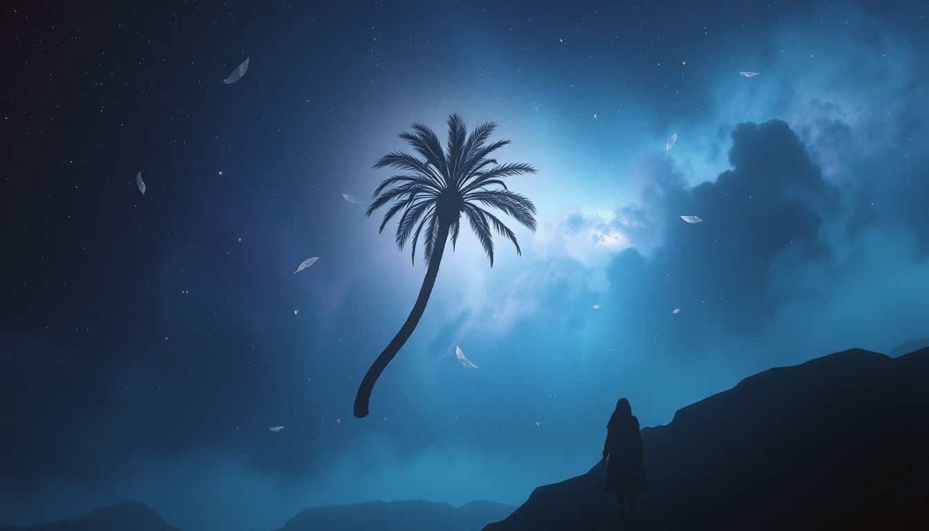 Dromen over dode palmbomen symboliseren vaak het einde van hoop.