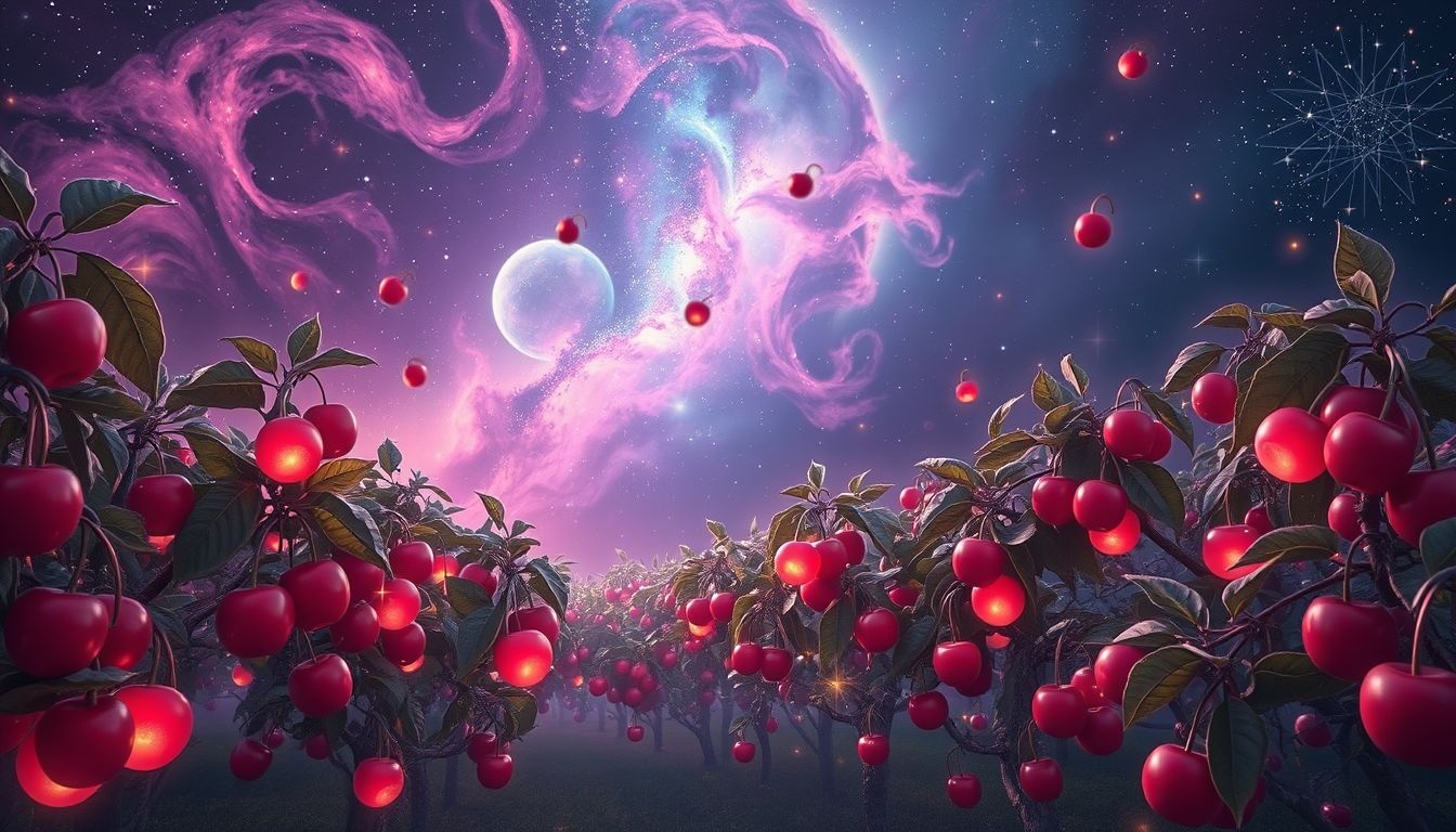 Dromen over kersen symboliseren vaak zoete successen en geluk.