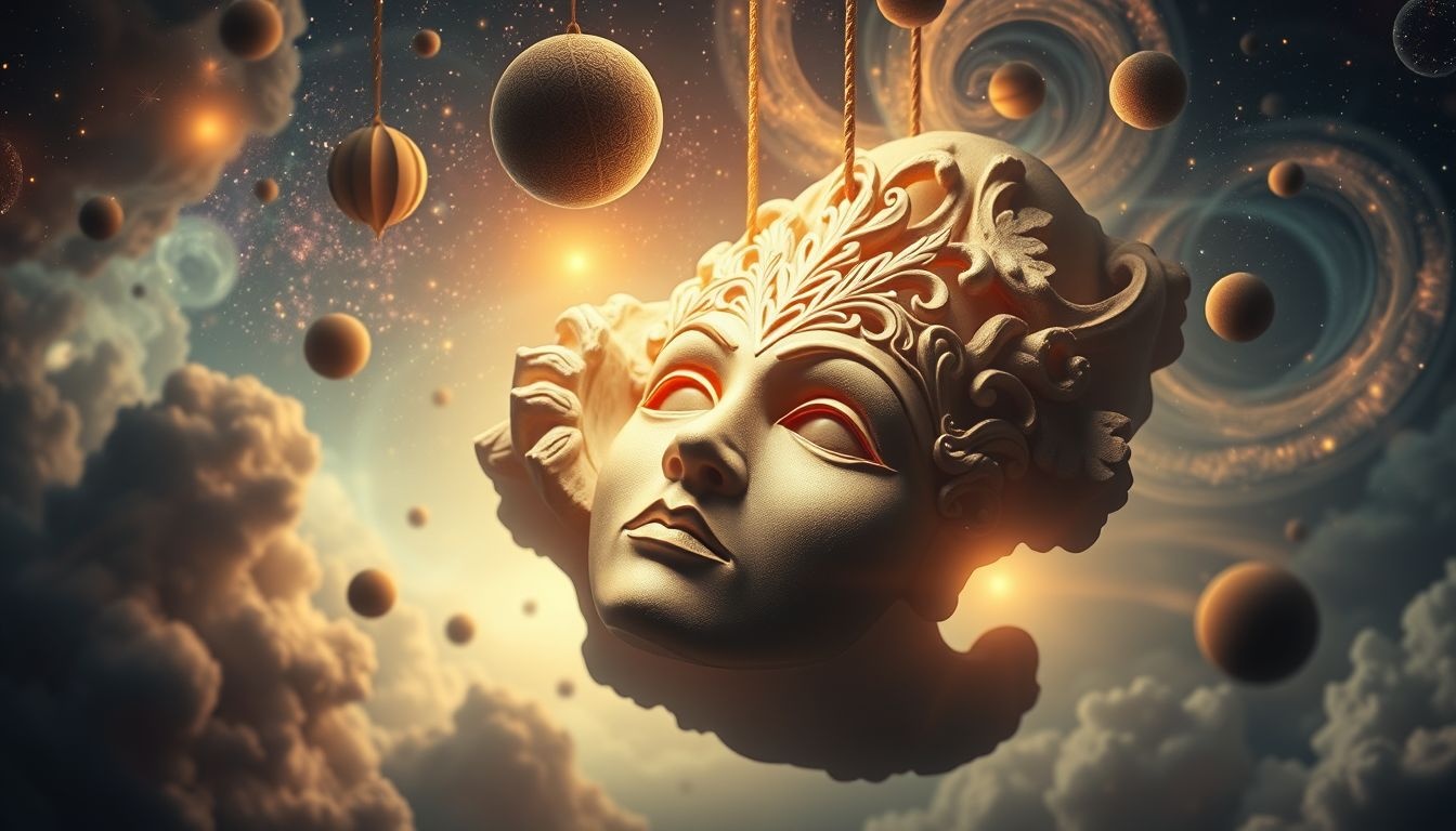 Dromen over een gesneden masker symboliseert verborgen emoties en identiteit.