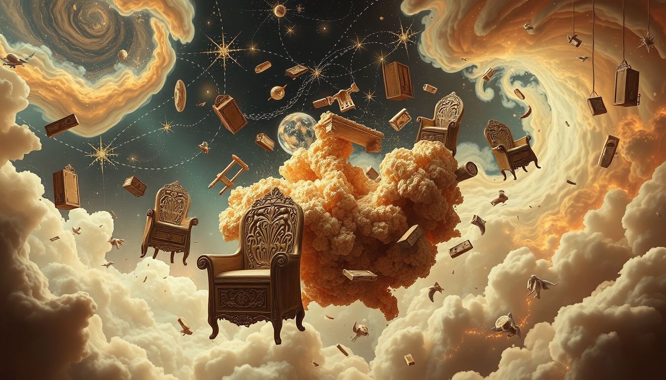 Dromen over gesneden meubels symboliseren creatieve groei en persoonlijke ontwikkeling.