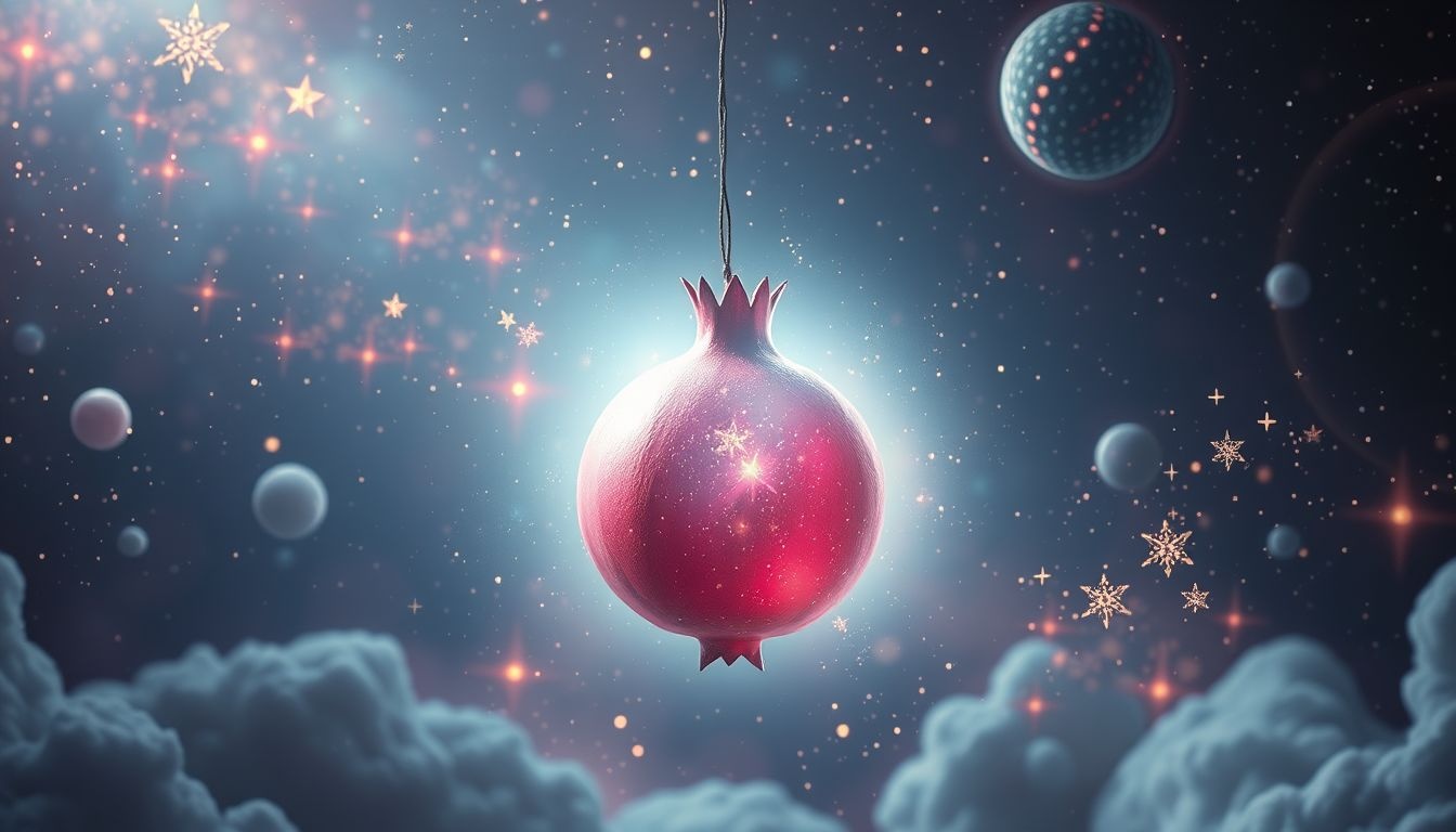 Een lichtgevende granaat symboliseert plotselinge inzichten en innerlijk ontwaken.