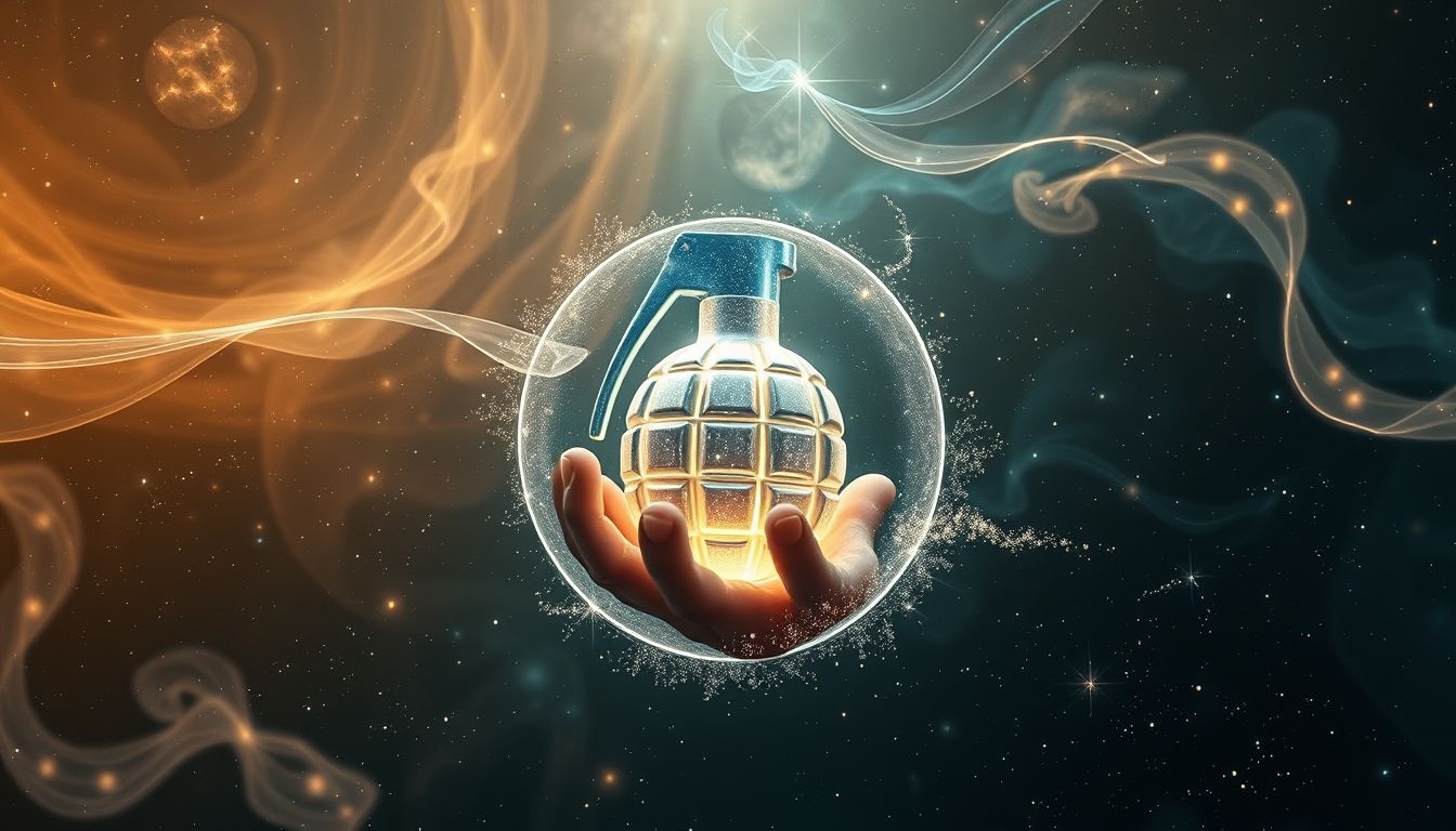 Dromen over een granaat symboliseert vaak innerlijke conflicten en bescherming.