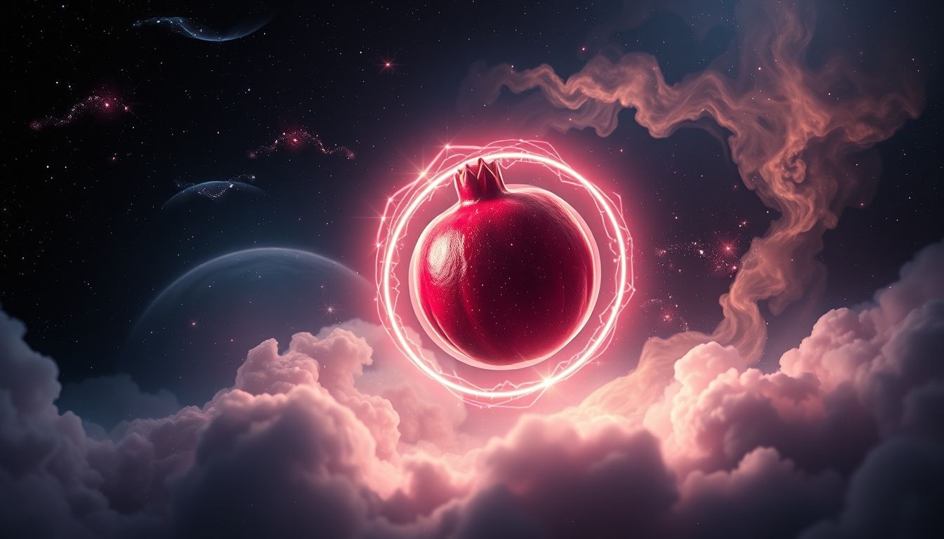 Dromen over granaat in ring symboliseert verborgen passie en kracht.