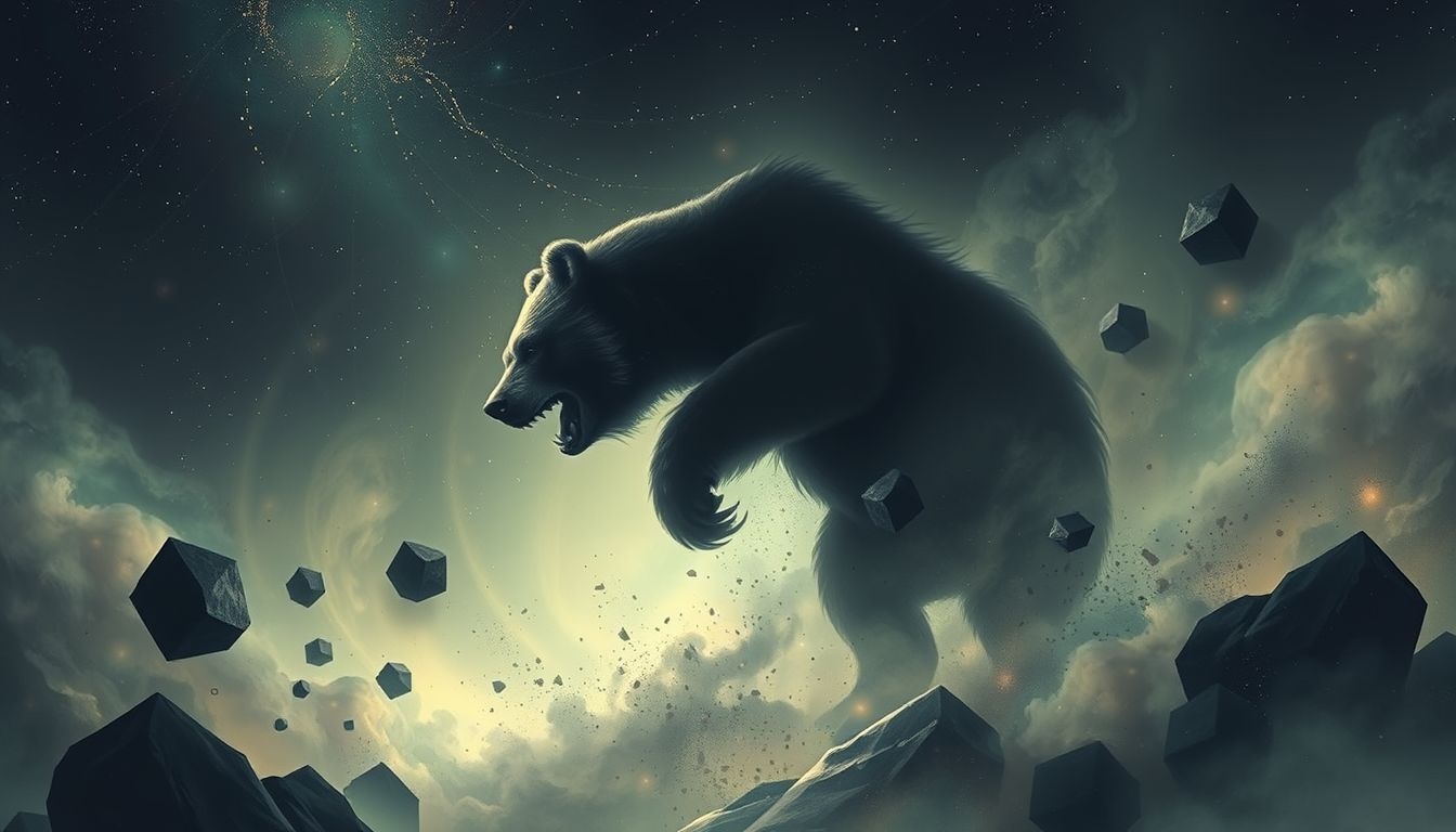 Dromen over een grizzlybeer-aanval symboliseren vaak innerlijke angst of conflict.