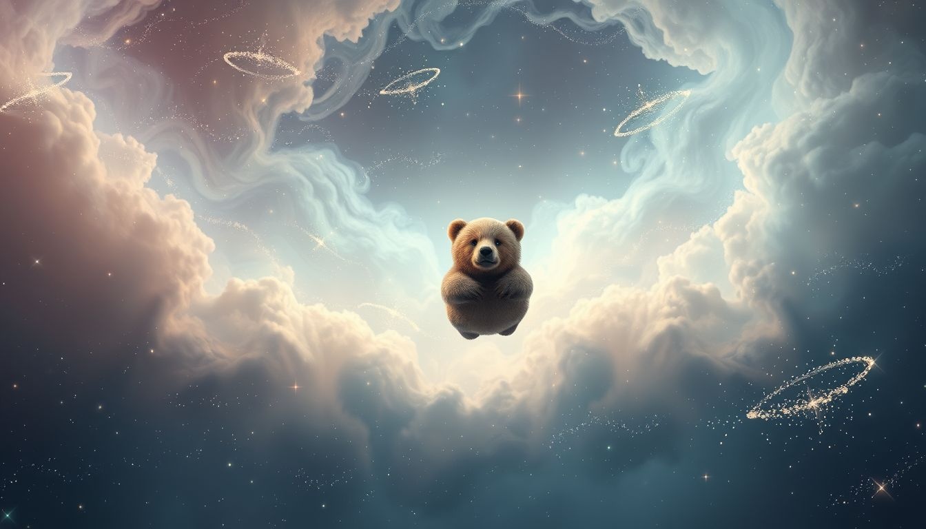 Dromen over grizzlybeerwelpen symboliseren onschuld en nieuwe kracht.