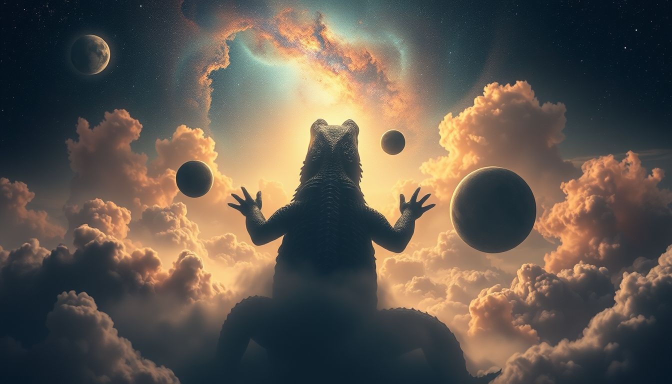 Dromen over grote alligators symboliseren vaak overweldigende angsten.