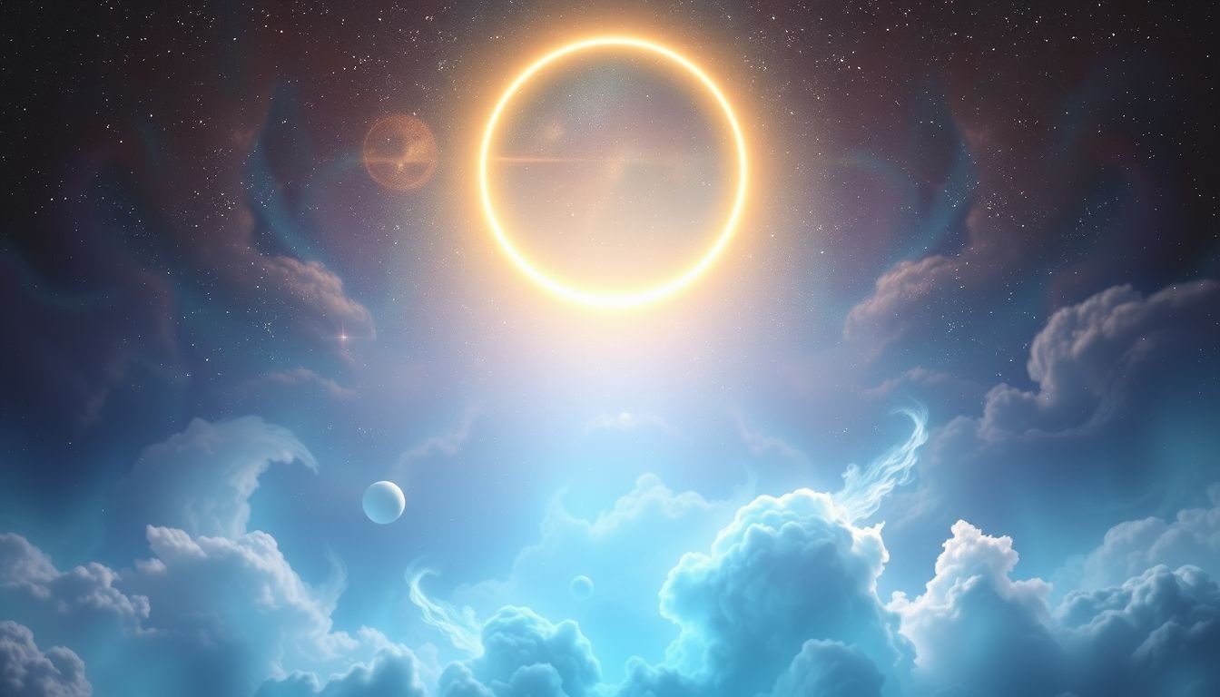 Een halo in dromen symboliseert vaak spirituele zuiverheid en bescherming.