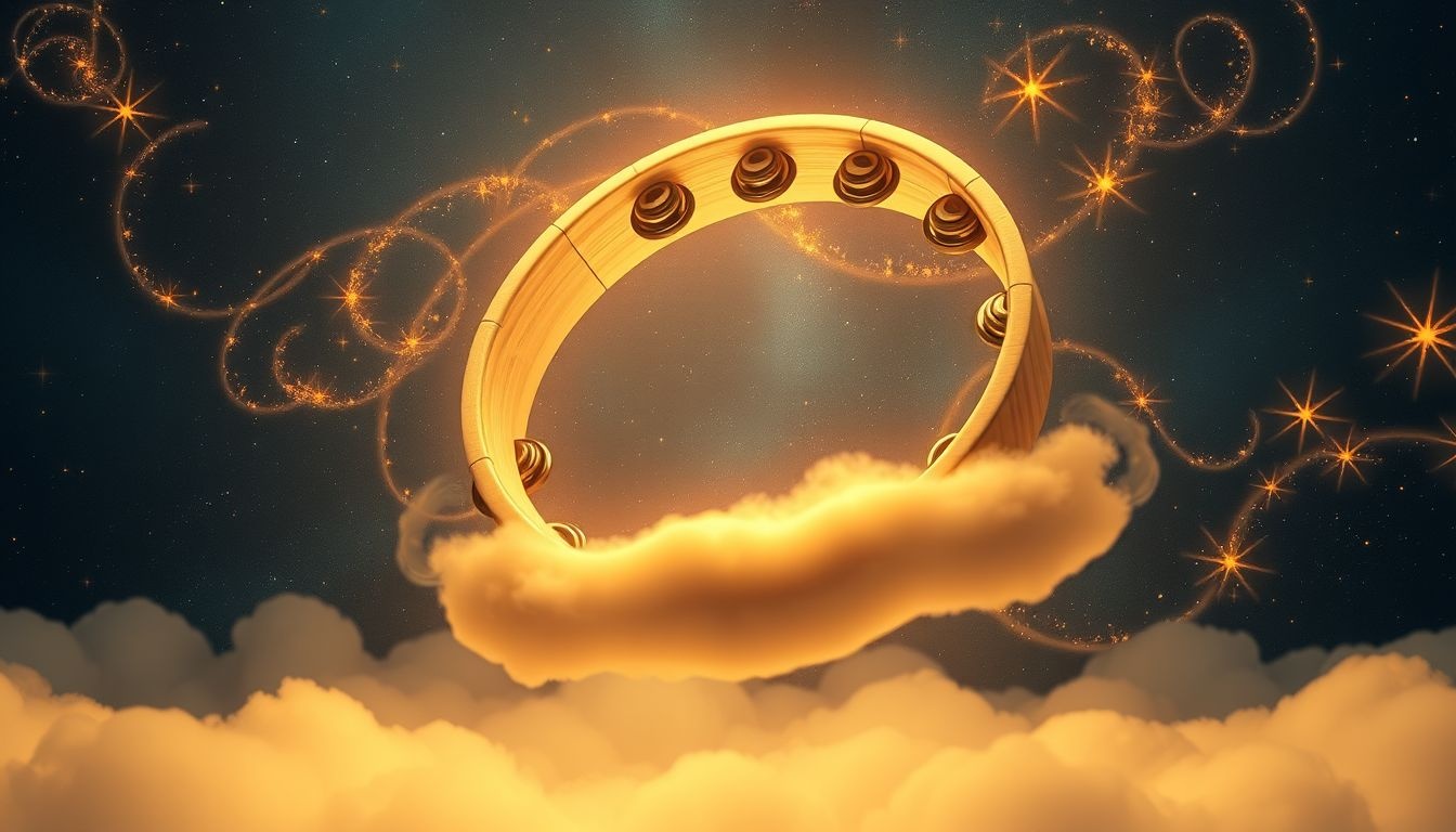 Een houten tamboerijn symboliseert eenvoud en oprechte emoties.