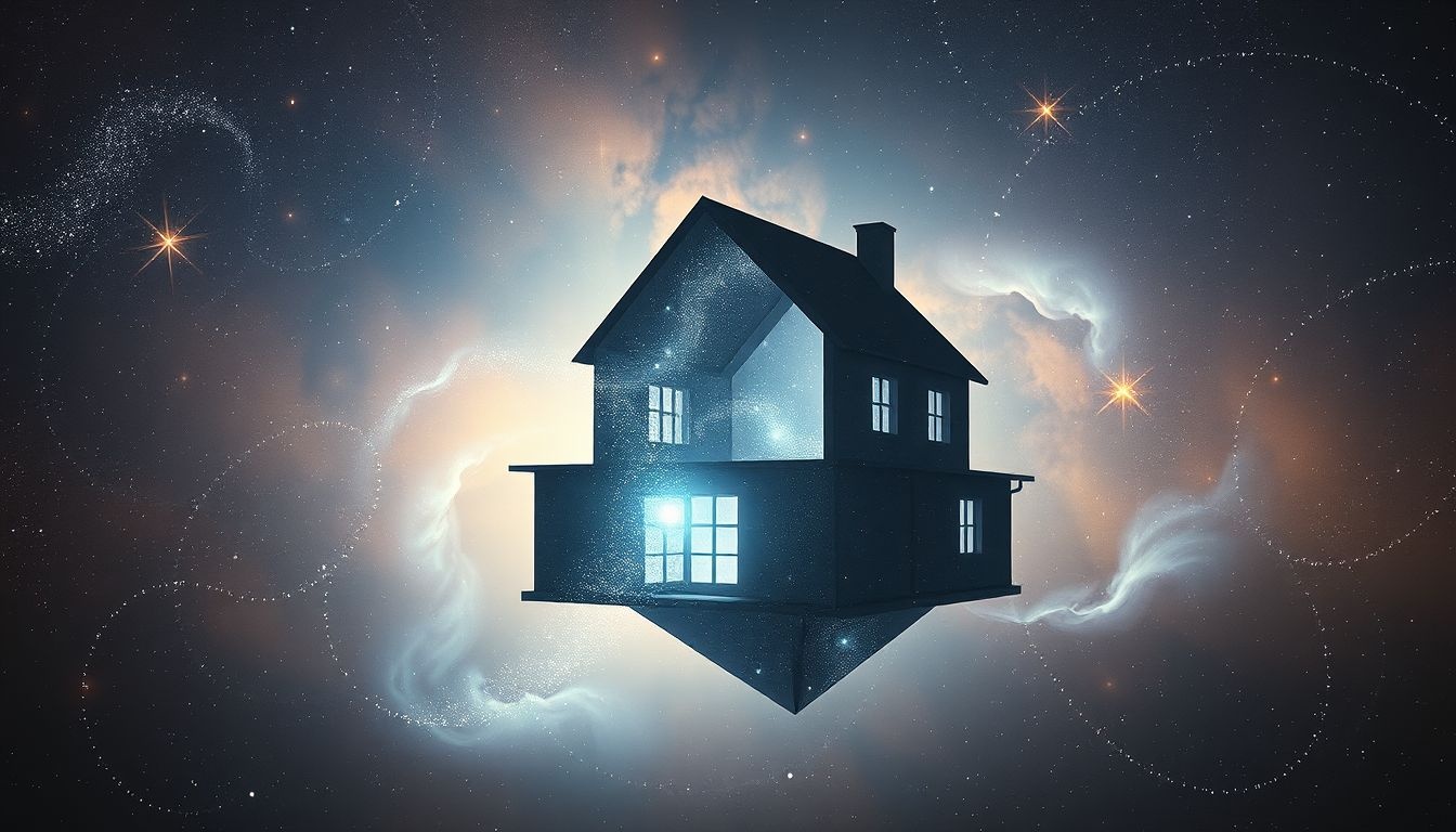 Dromen over lege huizen symboliseren vaak diepe gevoelens van eenzaamheid.