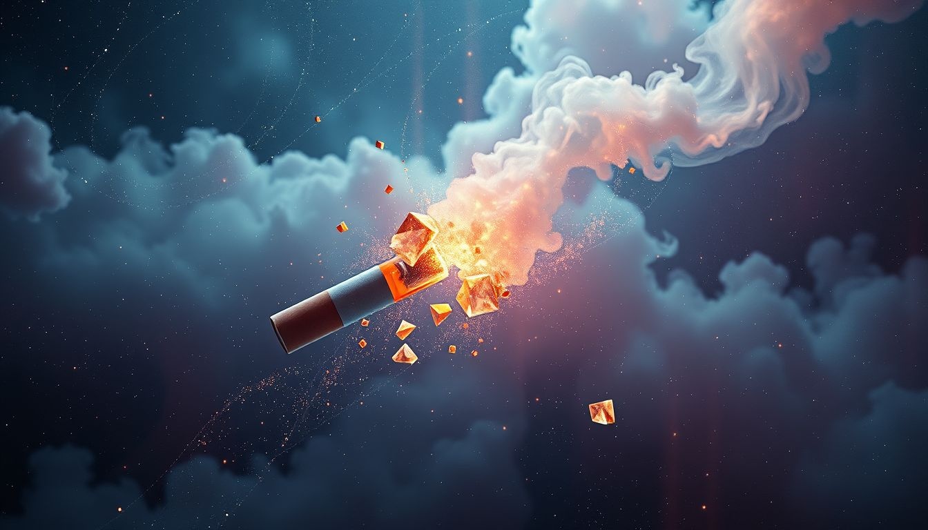 Dromen over kapotte sigaretten symboliseren vaak gebroken gewoontes of stress.