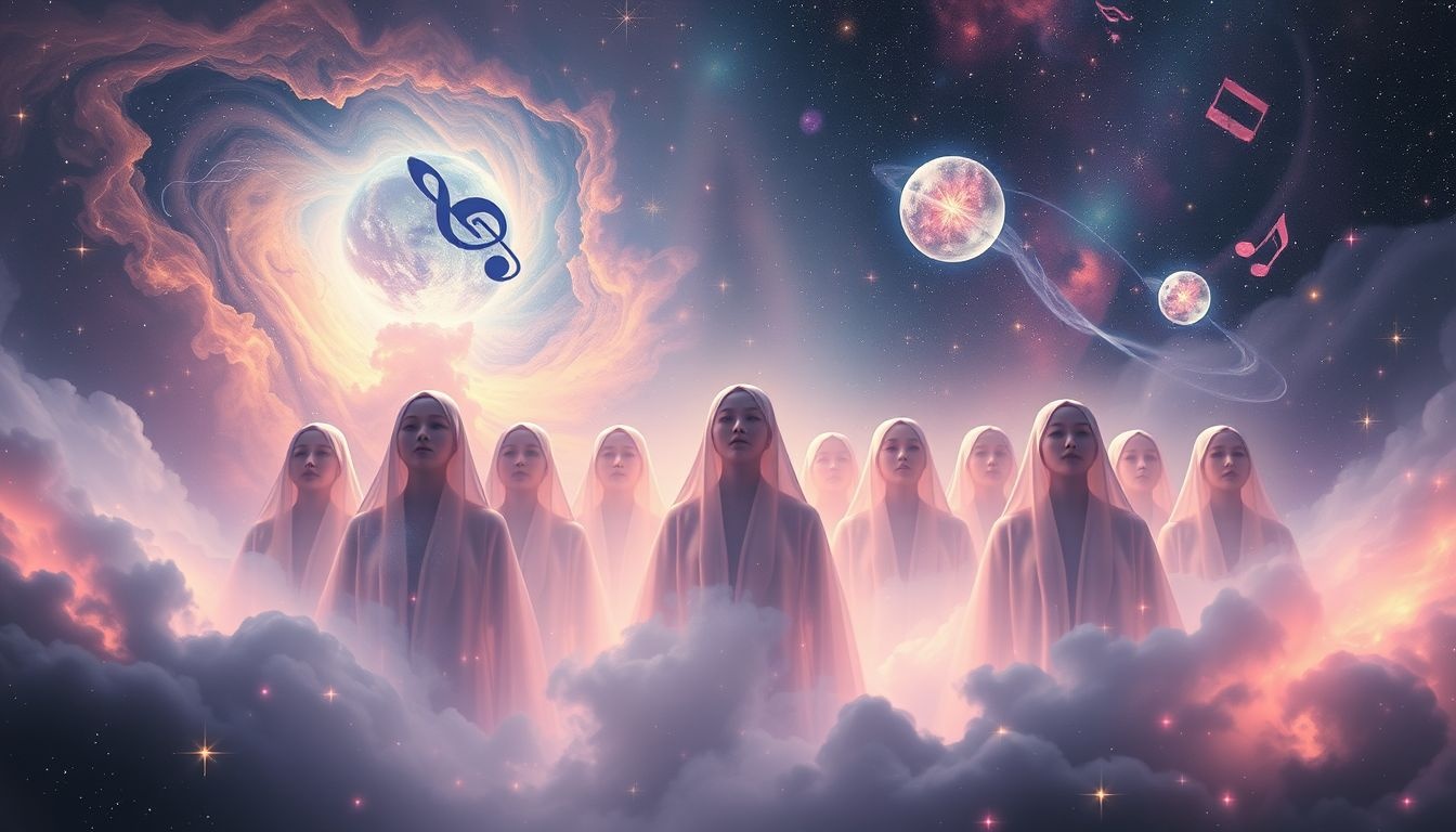 Dromen over een kerkkoor met onbekenden symboliseert innerlijke harmonie en nieuwe relaties.