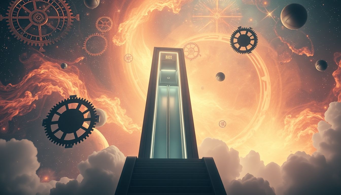 Een langzaam werkende lift in dromen symboliseert innerlijke weerstand.