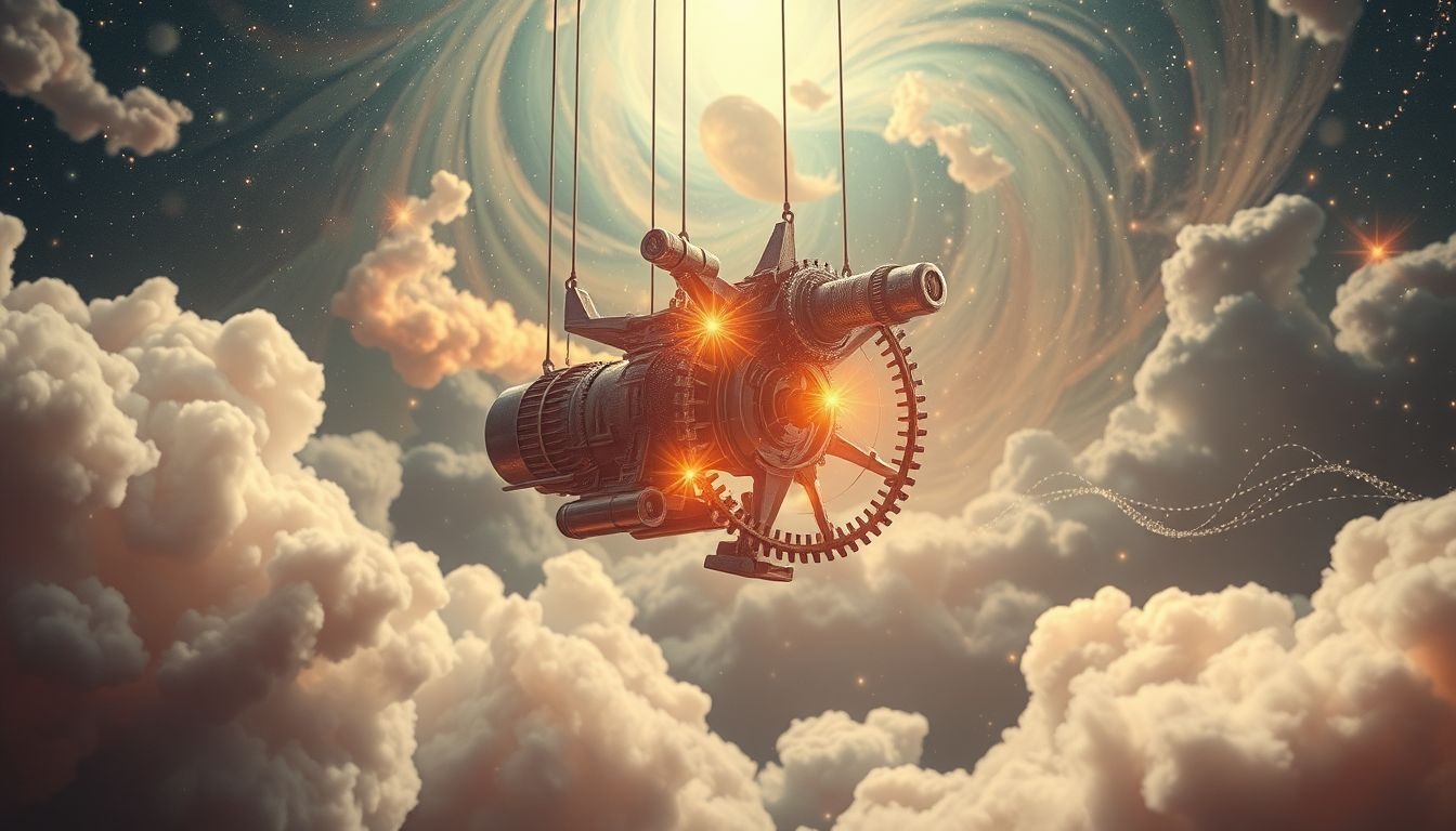 Dromen over vastlopende machines symboliseren innerlijke frustratie en stagnatie.