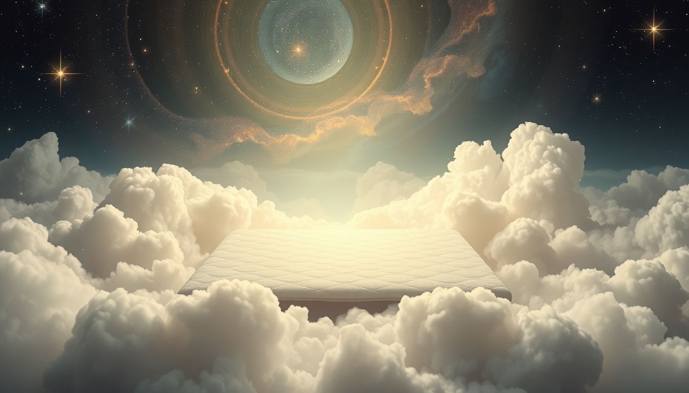 Dromen over een patroonloze mat symboliseert innerlijke chaos en onzekerheid.