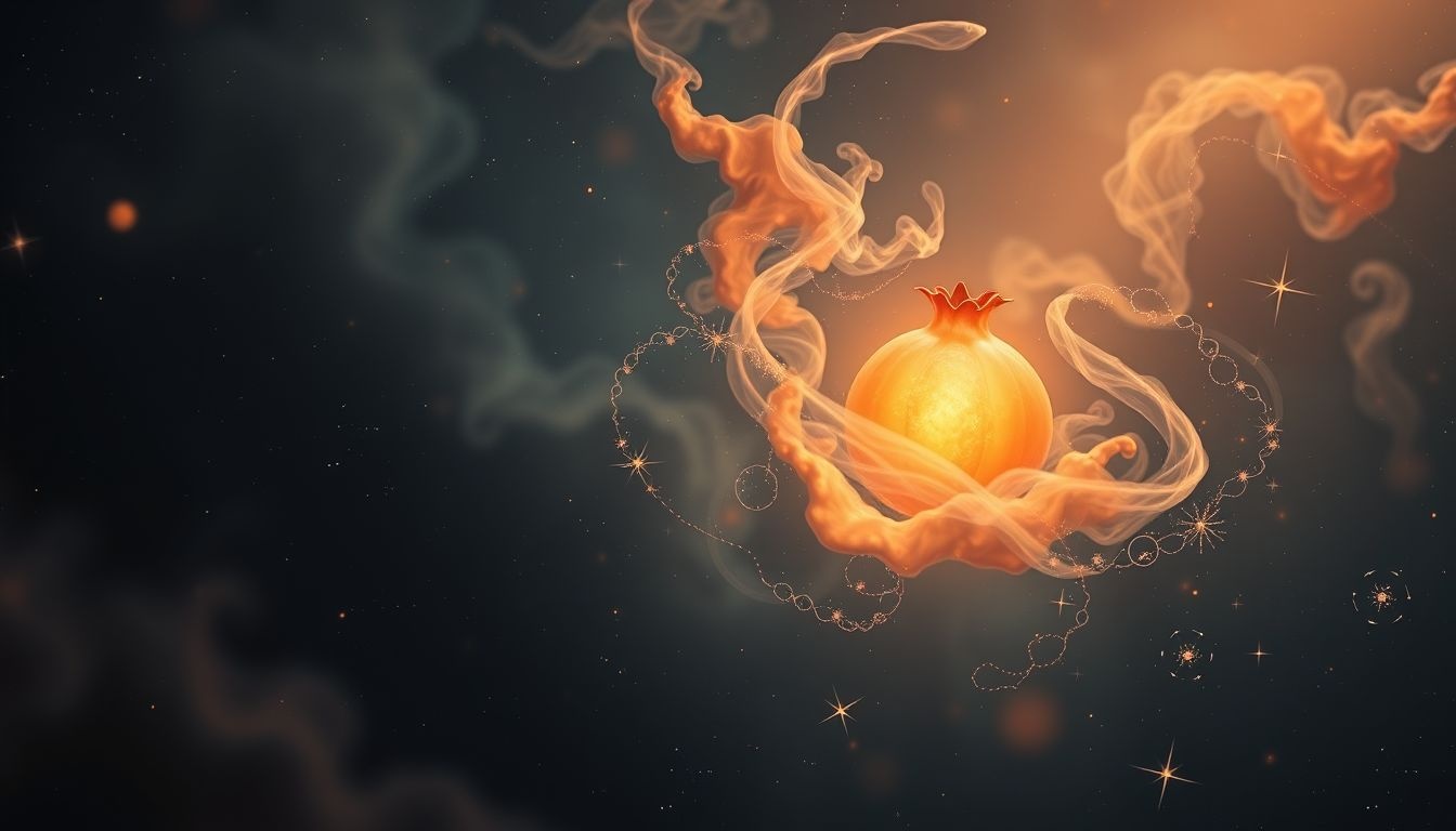 Dromen over een oranje granaat symboliseert onverwachte creatieve explosies.