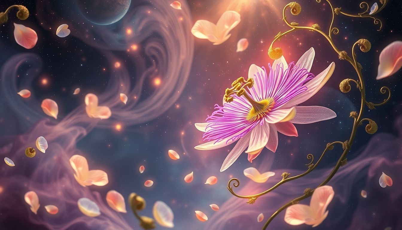 Dromen over wilde passiebloemen symboliseren onverwachte spirituele groei.