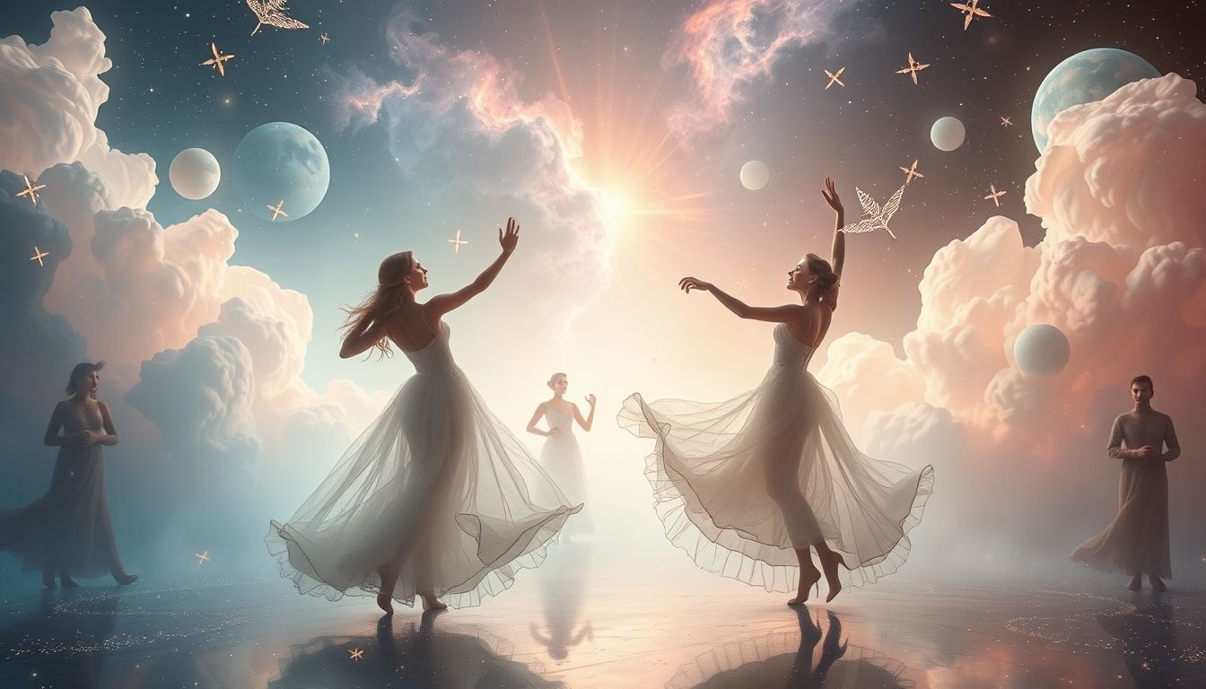 Dromen over een promenadebal symboliseert verlangen naar elegantie en verbinding.