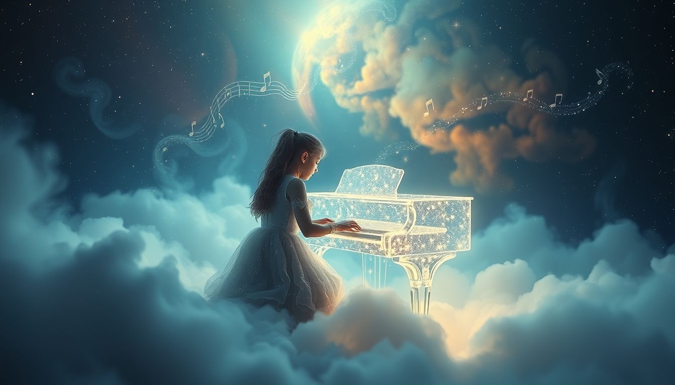 Dromen over geheime pianospel onthullen verborgen emoties en verlangens.