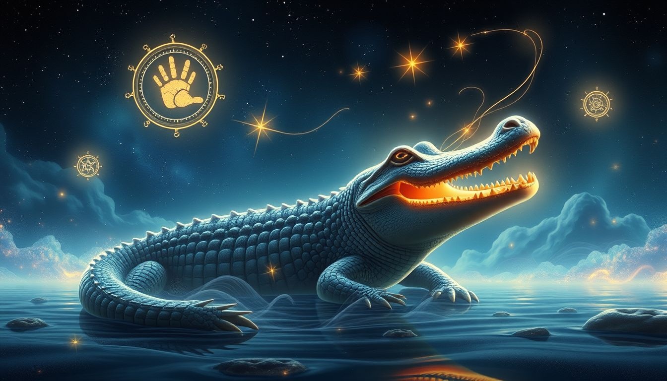 Dromen over pratende alligator onthult verborgen wijsheid en intuïtieve adviezen.