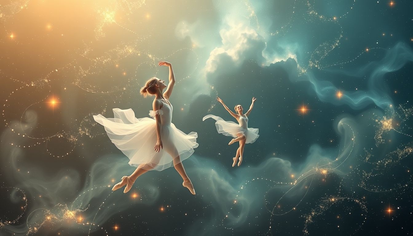 Dromen over ballet symboliseren gratie, discipline en emotionele expressie.