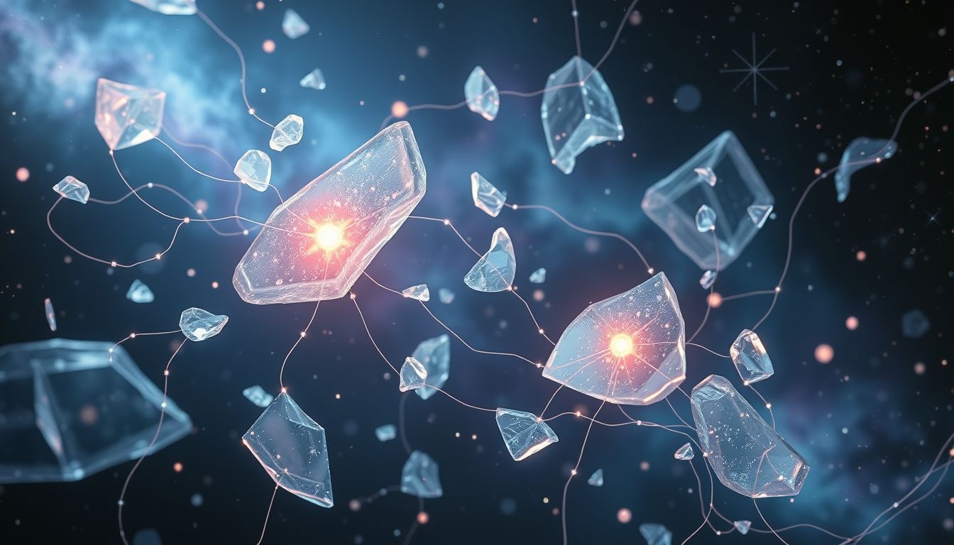 Dromen over glas op stortplaatsen symboliseren kwetsbare, gebroken emoties.