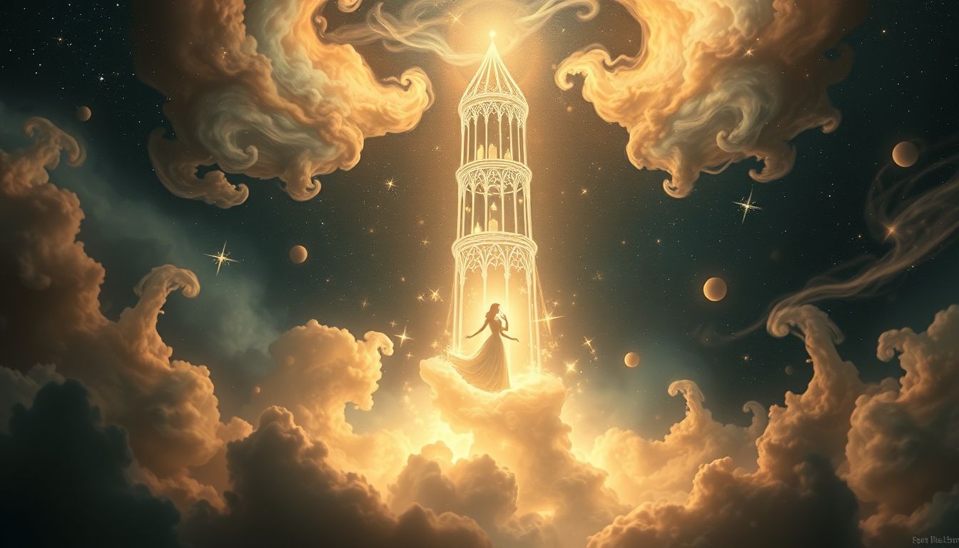Dromen over een toren met een prinses symboliseren verlangens naar bescherming.