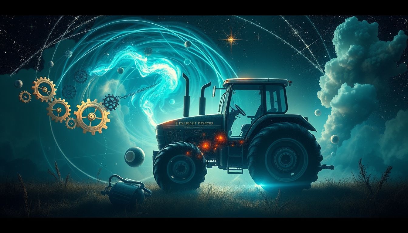 Dromen over een tractor symboliseren vaak vooruitgang en harde arbeid.