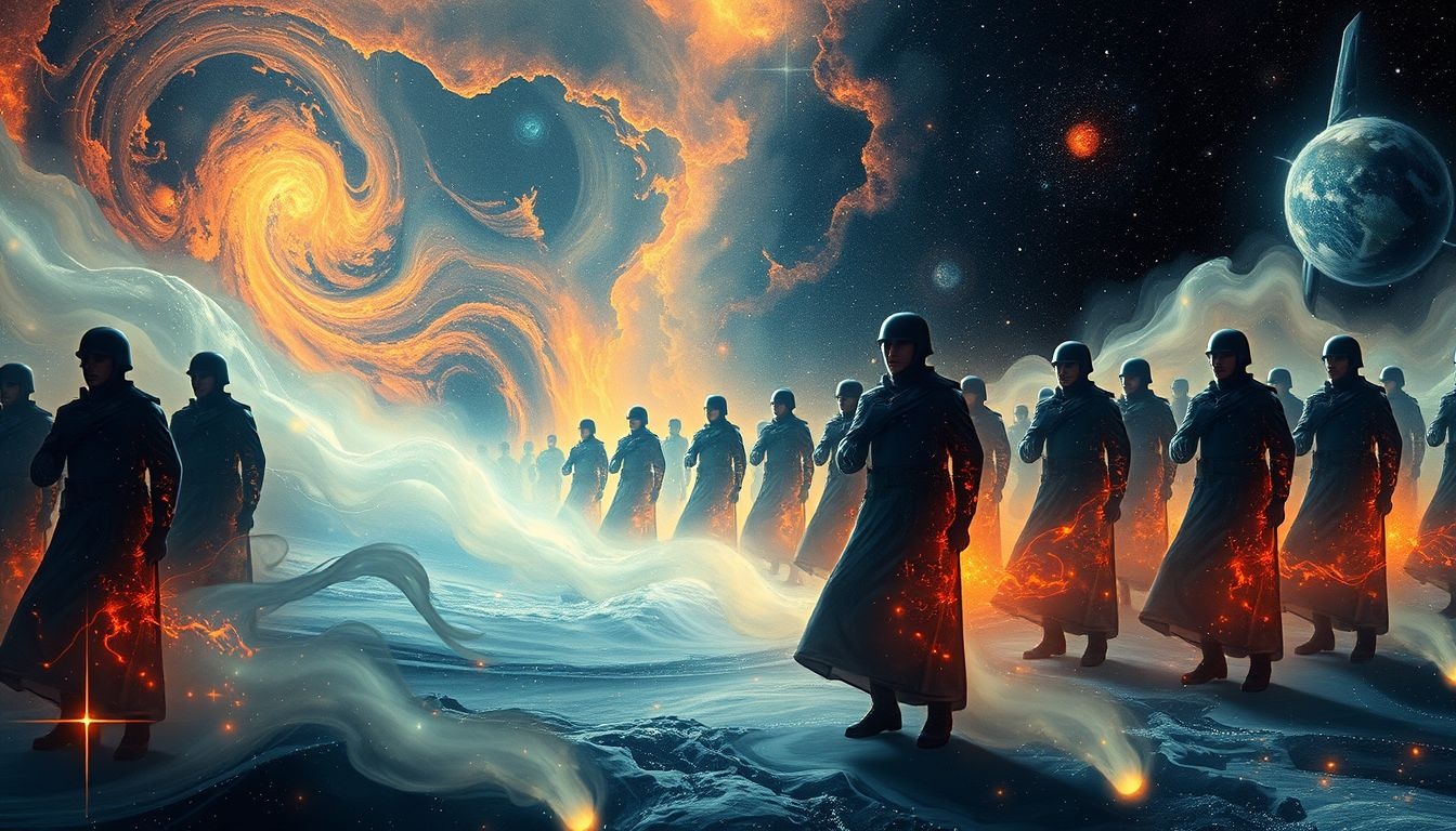 Dromen over soldatentroepen weerspiegelen vaak innerlijke strijd en discipline.