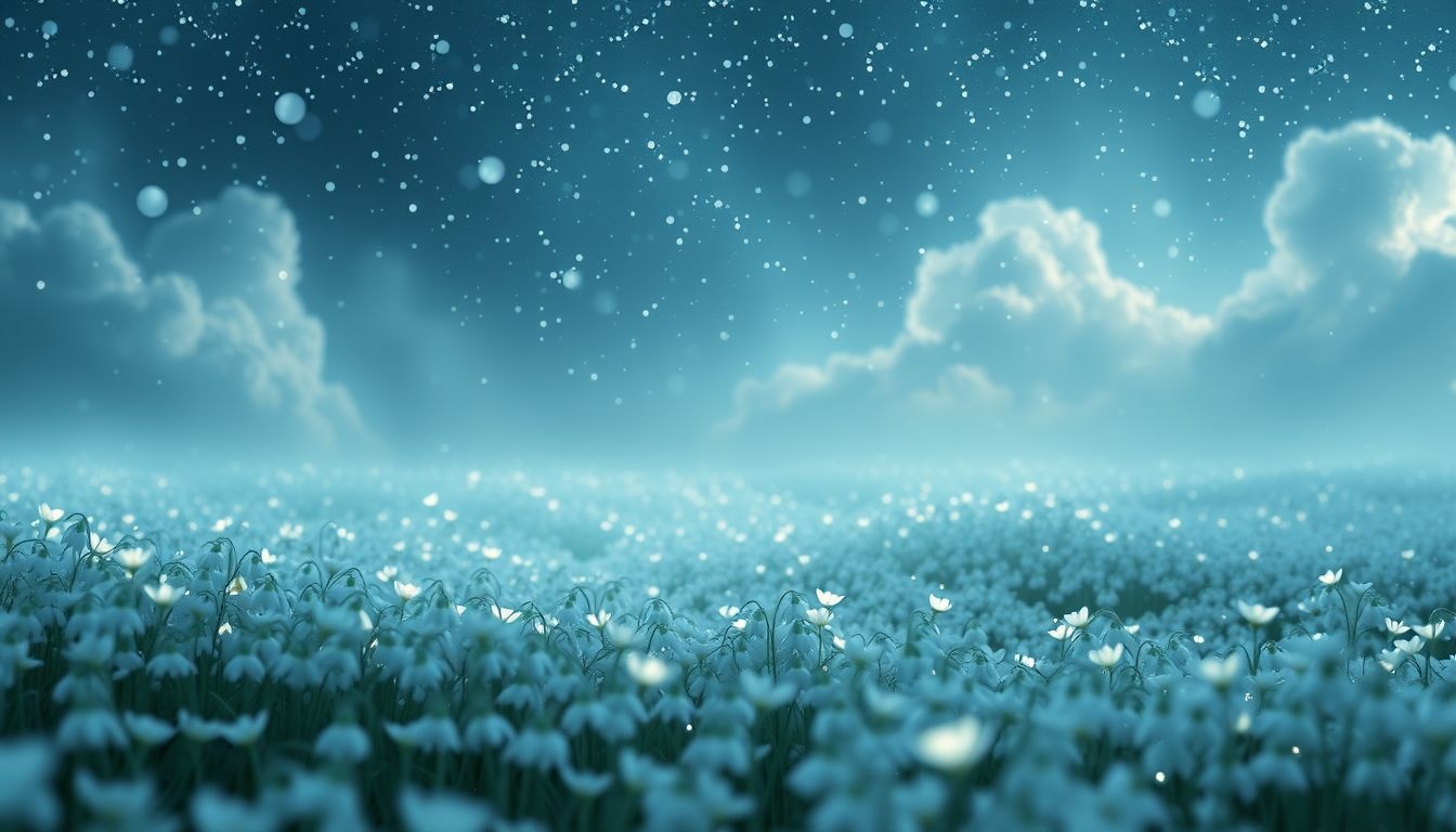 Dromen over sneeuwklokjes symboliseren hoop en nieuw leven na winter.