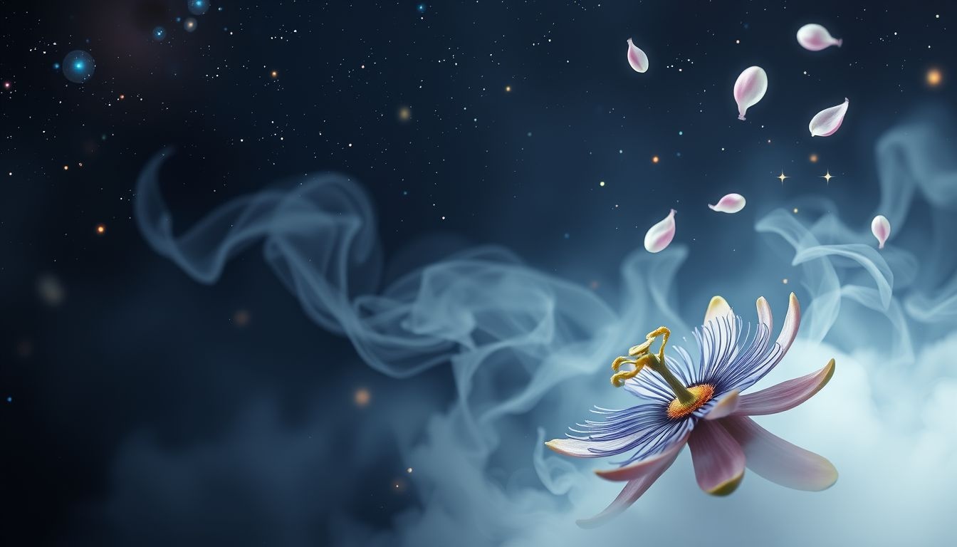 Dromen over verwelkende passiebloemen symboliseren emotionele uitputting en loslaten.