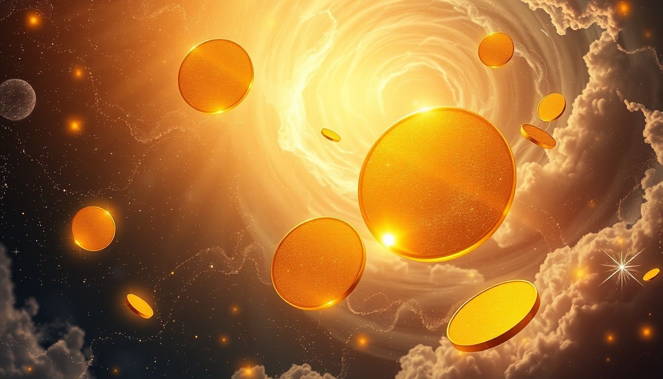 Dromen over munten symboliseren rijkdom, waarde en innerlijk vertrouwen.