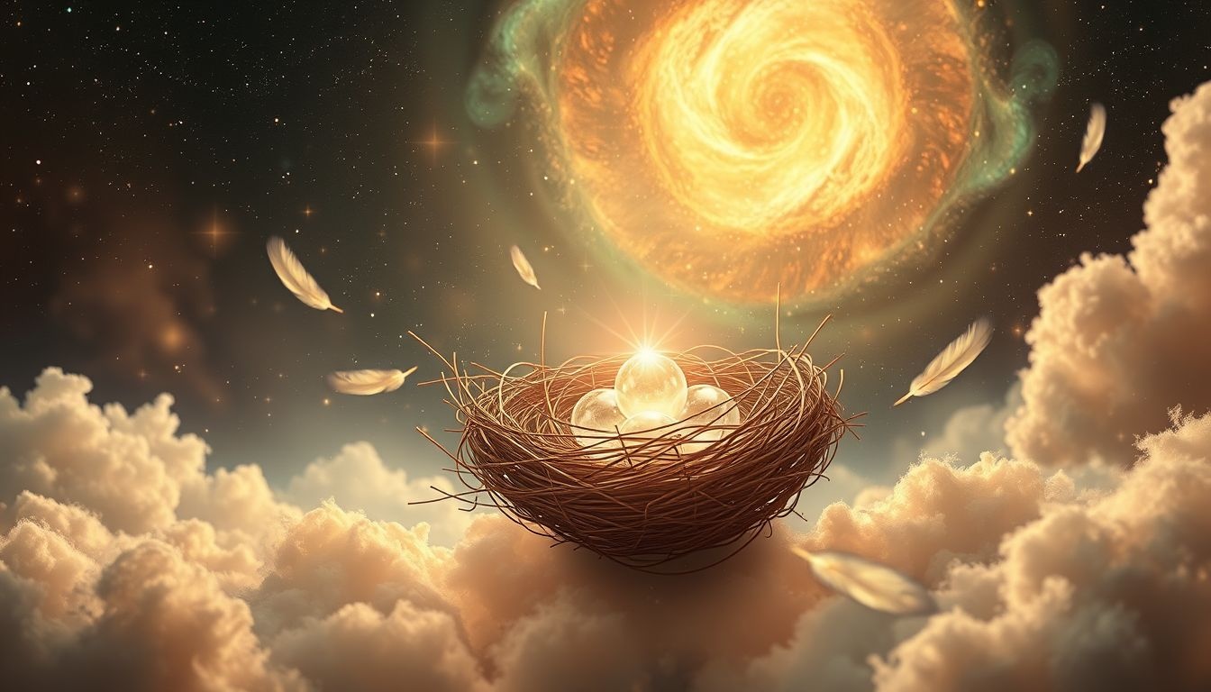 Dromen over vogelnesten symboliseert vaak innerlijke vrede en vreugde.