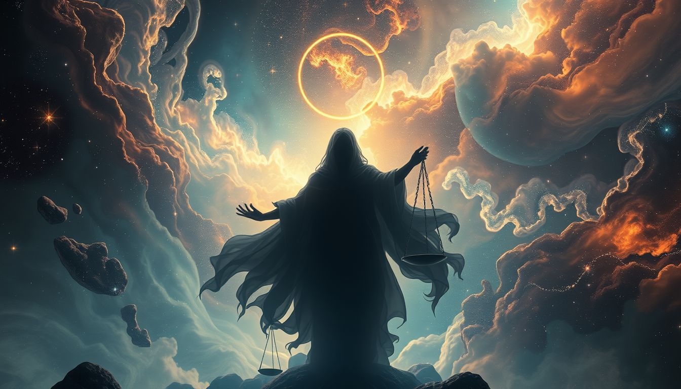 Dromen over weegschaalbedienden symboliseren vaak rechtvaardigheid na de dood.