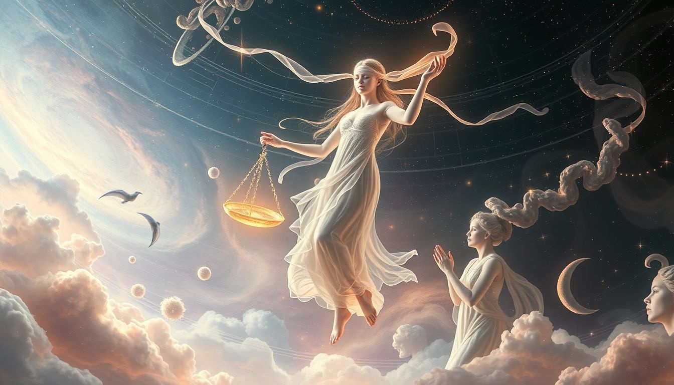 Dromen over blinddoek-weegschaalbedienden symboliseren rechtvaardigheid zonder vooroordelen.