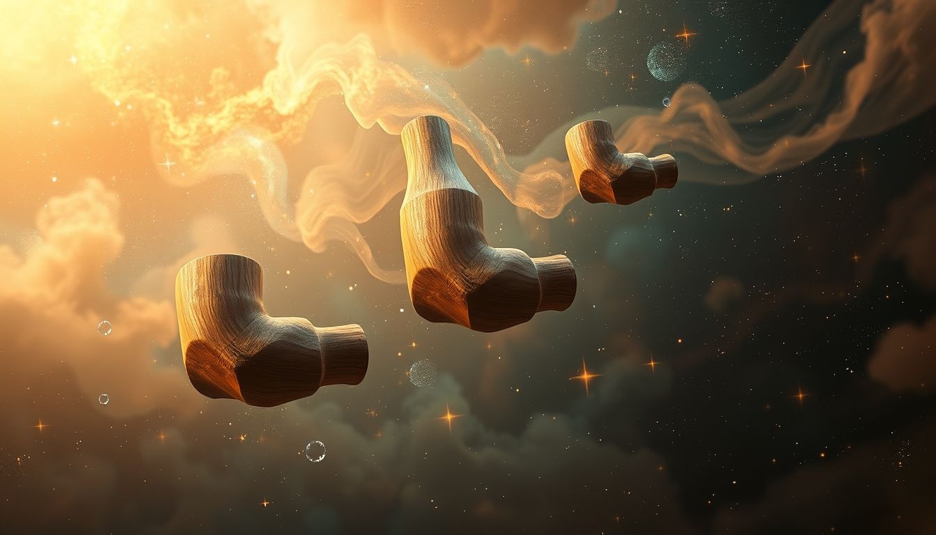 Dromen over ellebogen van hout symboliseren emotionele hardheid en weerstand.