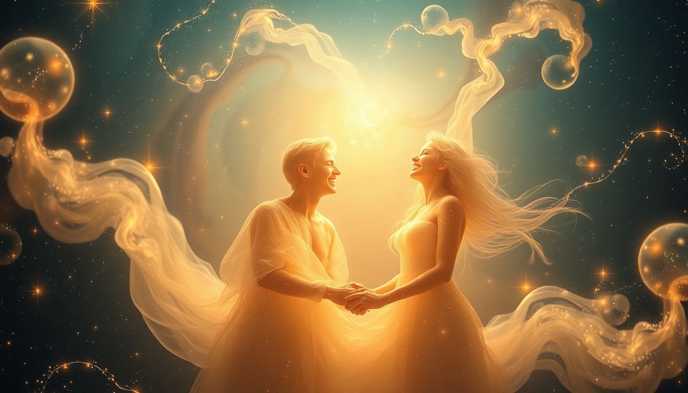 Dromen over giechelen met bekenden weerspiegelt diepe emotionele verbinding.